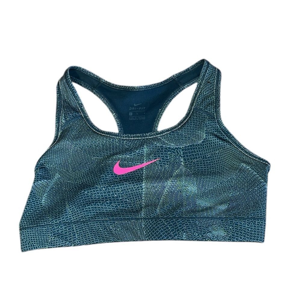 Nike Women's Teal and Pink Sports Bra